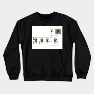 4-Way Switch Wiring Diagram Line Load Same Box Crewneck Sweatshirt